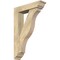 Ekena Millwork Funston Traditional Rough Sawn Bracket w/ Offset Brace, Douglas Fir, 6"W x 24"D x 36"H BKT0604X24X36FST01RDF - alternate 1